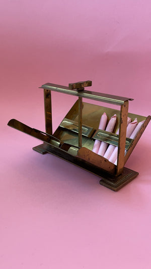Brass & Tortoiseshell Cigarette Holder