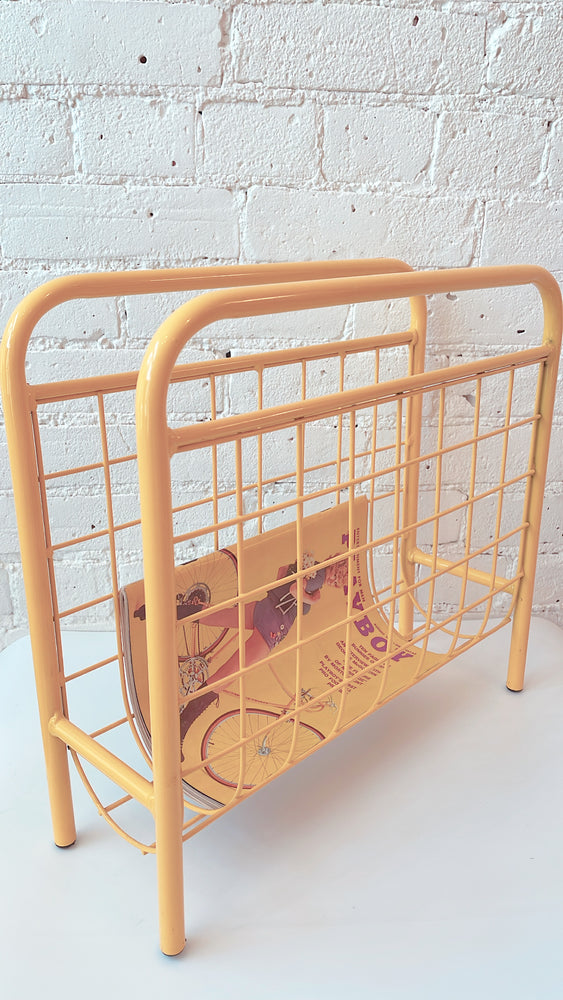 Vintage Grid Magazine Rack