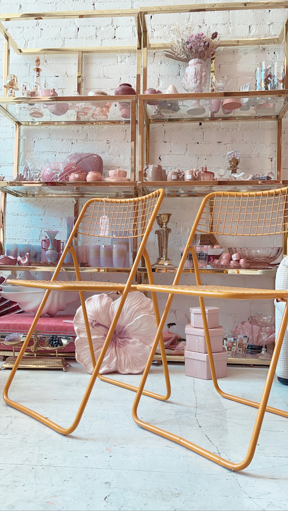 1980's Niels Gammelgaard for IKEA Folding Grid Chair