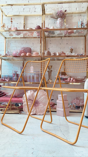 1980's Niels Gammelgaard for IKEA Folding Grid Chair