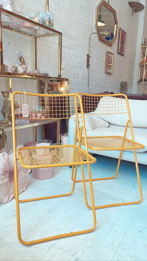 1980's Niels Gammelgaard for IKEA Folding Grid Chair
