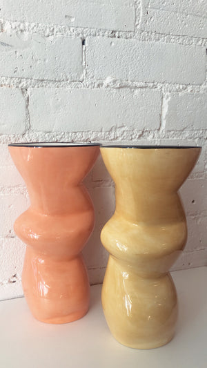 Vintage Post Modern John Bergen Studio Vase