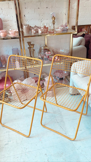 1980's Niels Gammelgaard for IKEA Folding Grid Chair