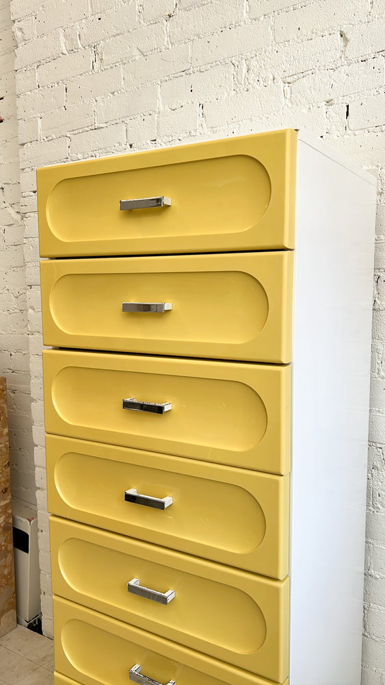 Vintage 1960's Henri Vallières 7 Drawer Dresser