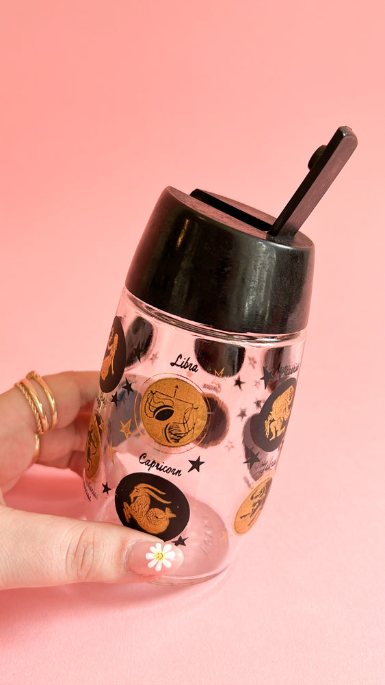 Vintage Zodiac Sugar Dispenser