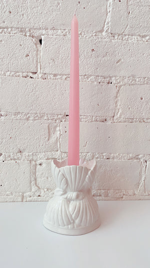 Vintage Ceramic Seashell Candle Holder