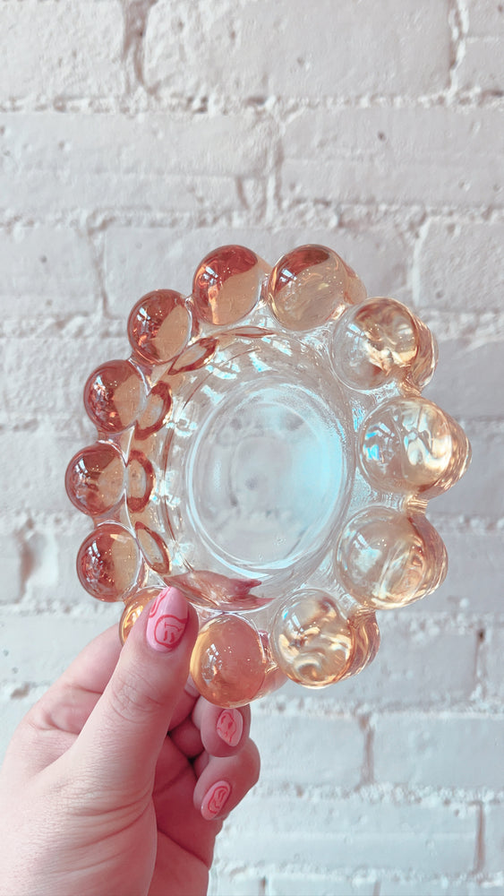 Vintage Anchor Hocking Boopie Bubble Glass Ashtray