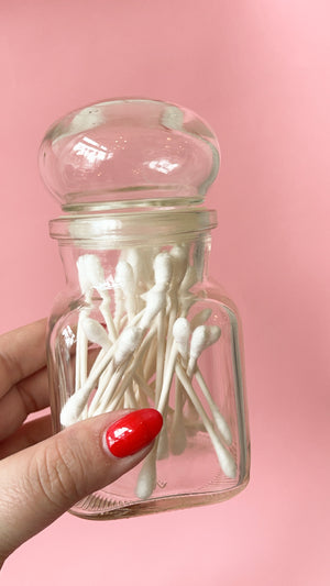 Vintage Apothecary Stash Jar