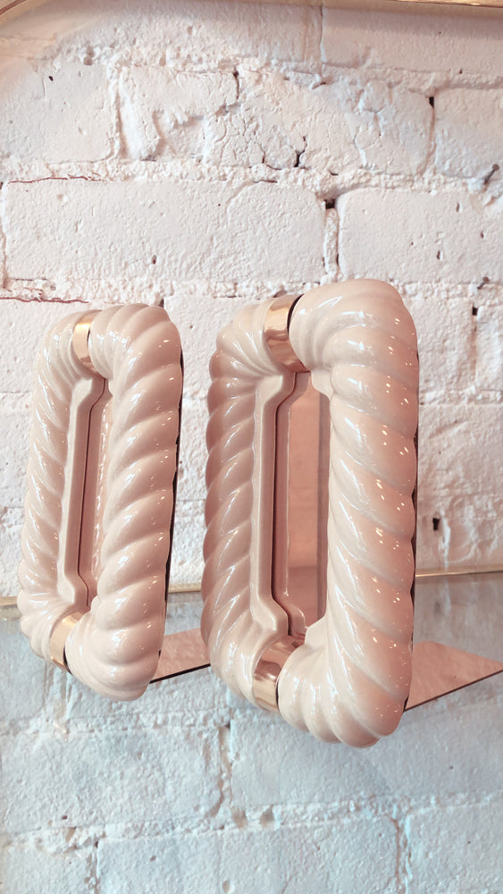 Ceramic 80's Bookends