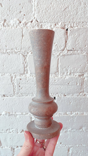 Vintage Stone Bud Vase