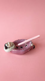 Vintage Ceramic Pierot Clown Ashtray