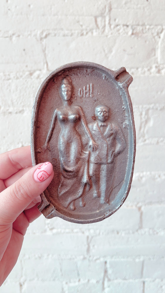 Vintage Risque Ashtray