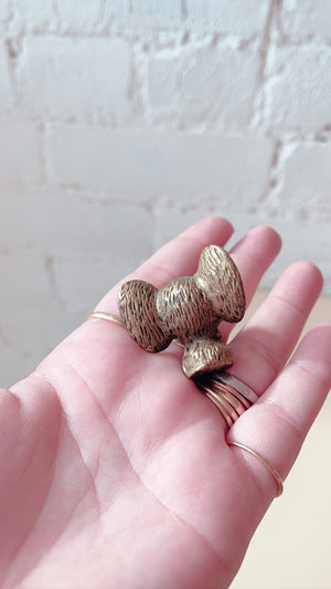Vintage Brass Mouse