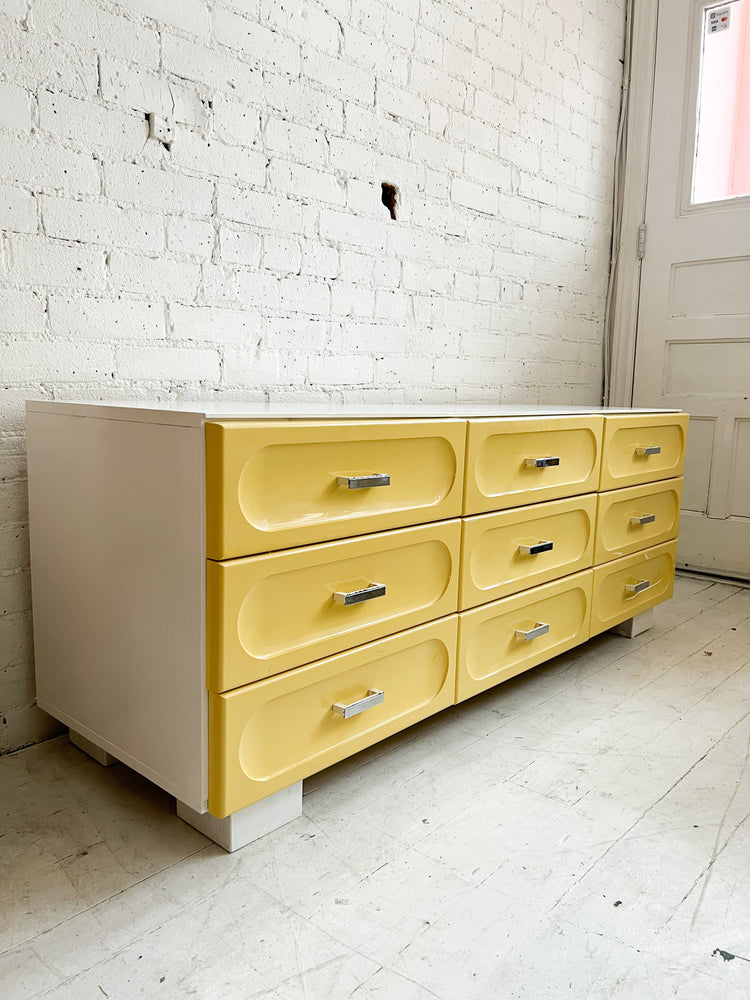 Vintage 1960's Henri Vallières 9 Drawer Dresser