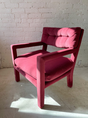 Vintage Milo Baughman Style Parsons Chair