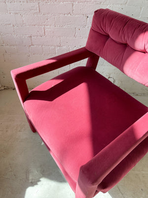 Vintage Milo Baughman Style Parsons Chair