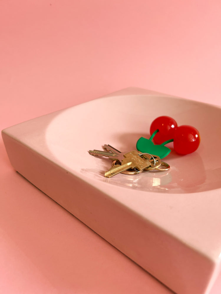 Vintage Pink Ceramic Catchall