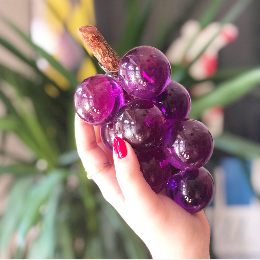 1970's Lucite Grapes