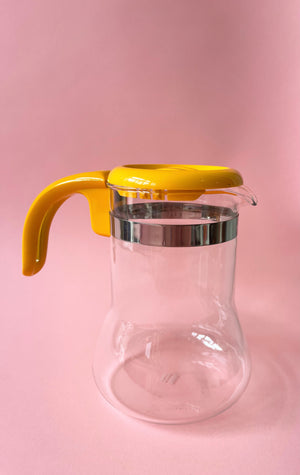 Vintage Pyrex Coffee Carafe Glass, Sunshine Yellow