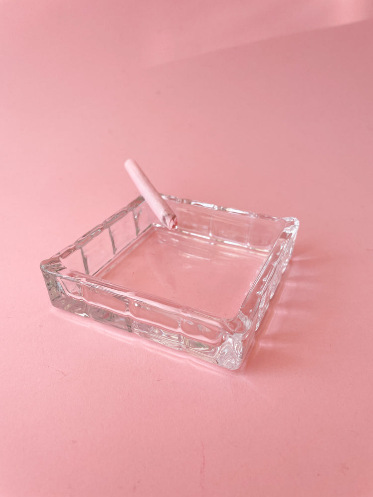 Vintage Glass Ashtray