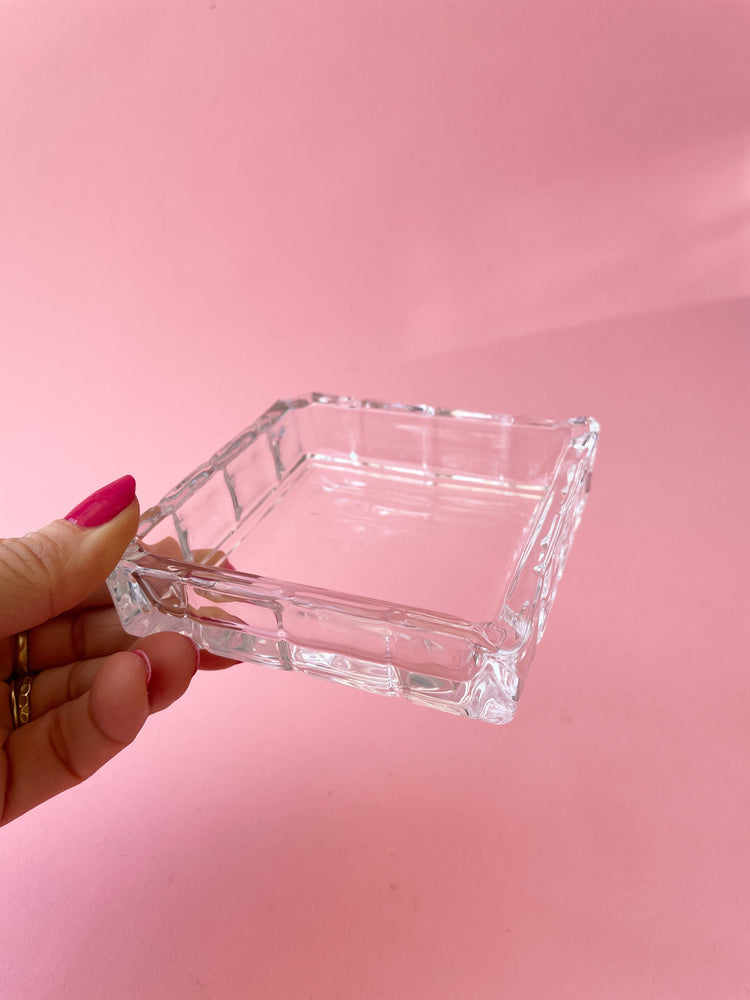 Vintage Glass Ashtray