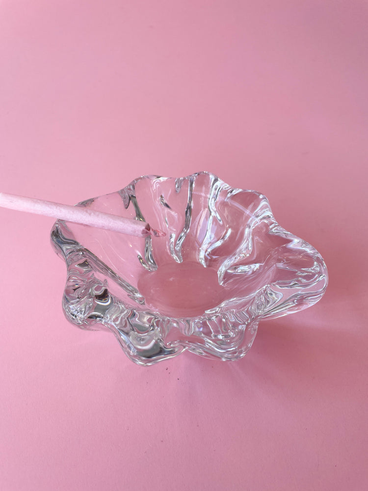 Vintage Glass Ashtray