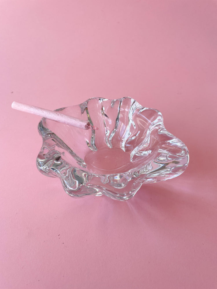 Vintage Glass Ashtray