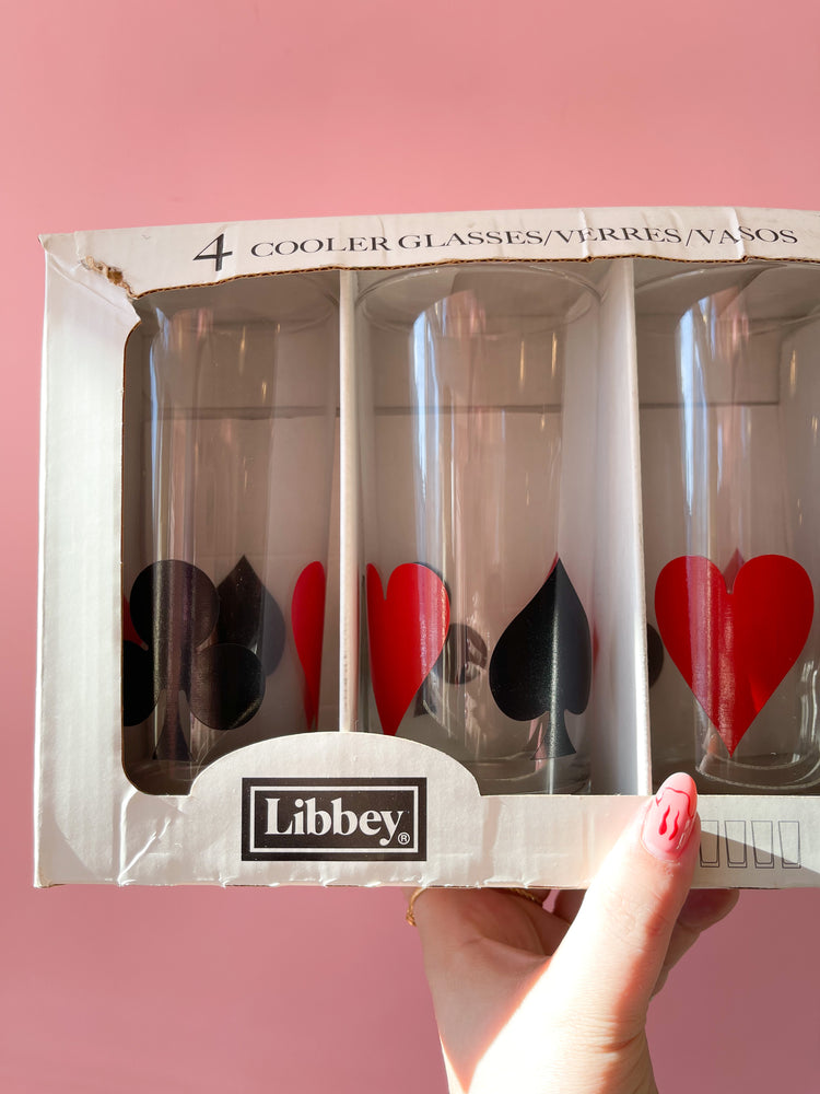 Vintage Libbey Party Time Tumblers