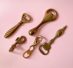 Vintage Brass Bottle Openers