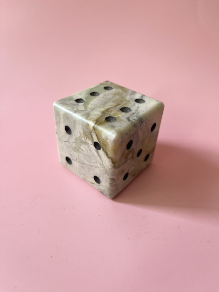 Vintage Marble Dice