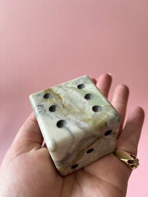 Vintage Marble Dice