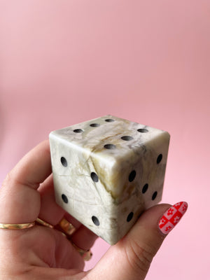 Vintage Marble Dice