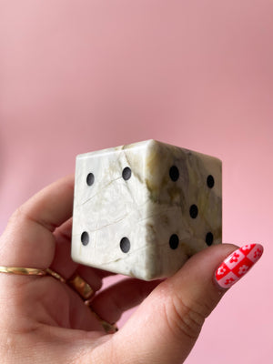 Vintage Marble Dice