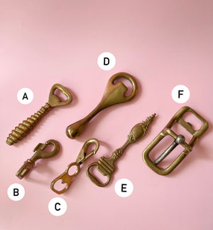 Vintage Brass Bottle Openers