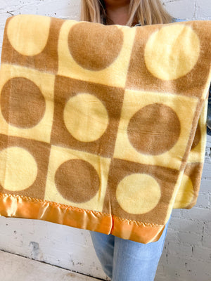 Vintage Mid Century 1970's Blanket