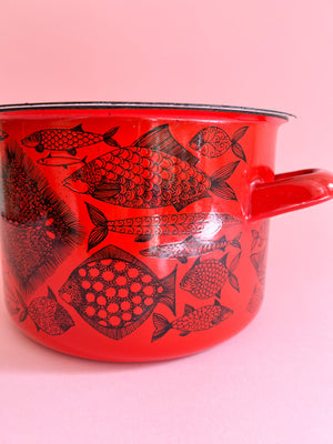 Vintage Arabia Finel Pot Neptun Mid Century Modern 1960's Finnish Design