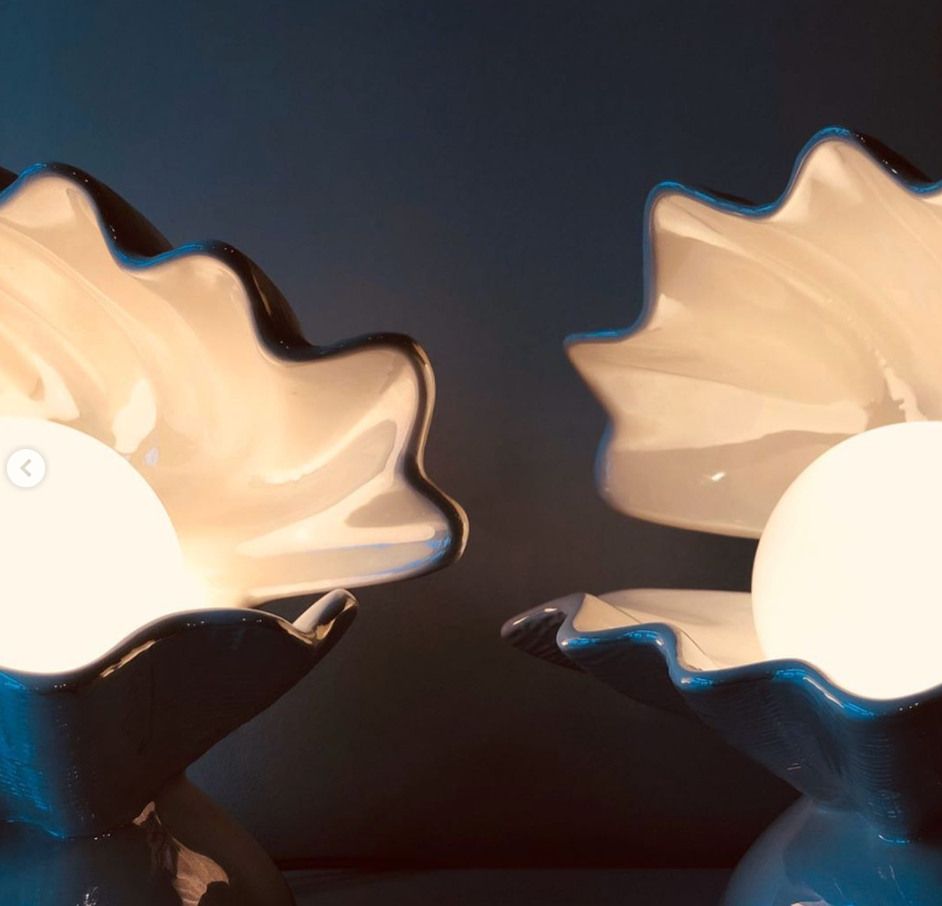 Vintage Shell Lamp