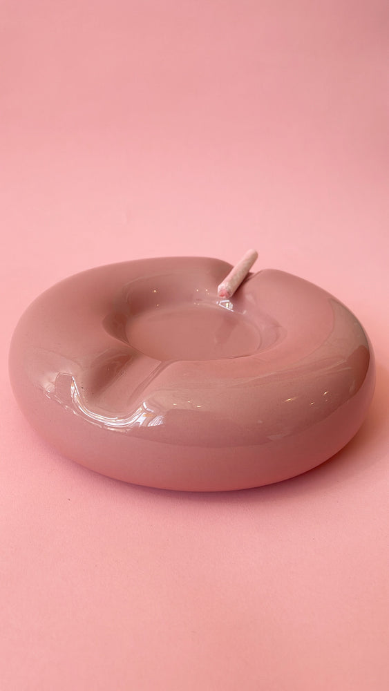 Vintage Ceramic Donut Ashtray