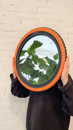 Vintage Ikea "Volda" Tire Mirror