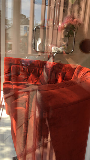 Vintage Curved Sofa