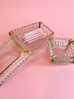 Vintage Glass Smoking Set