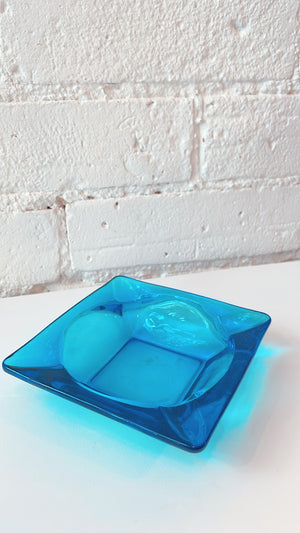 Vintage Glass Ashtray