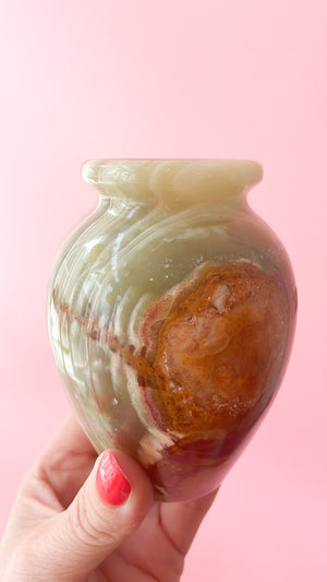 Vintage Onyx Bud Vase