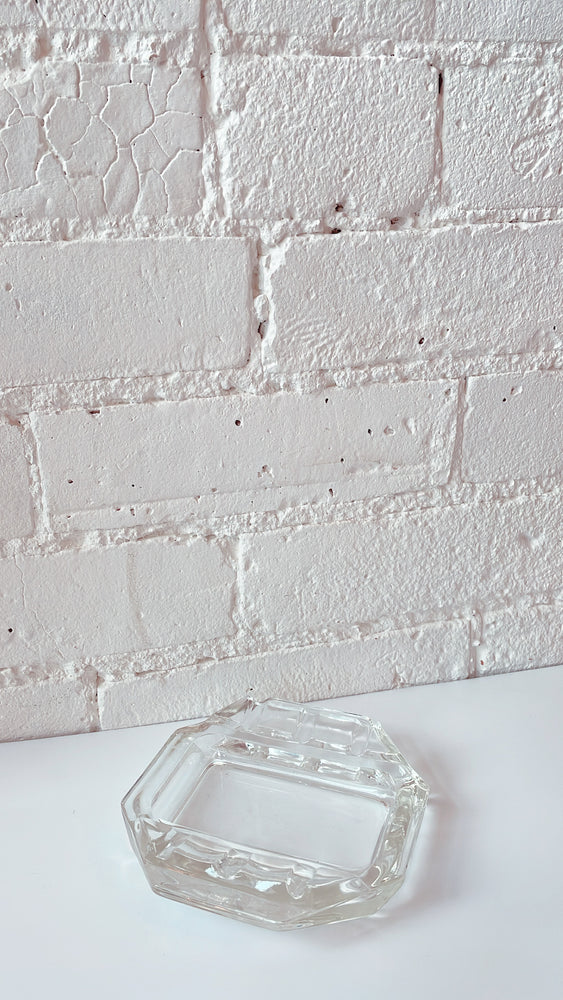 Vintage Glass Ashtray