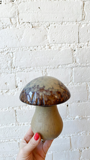Large Vintage Ceramic Mushroom