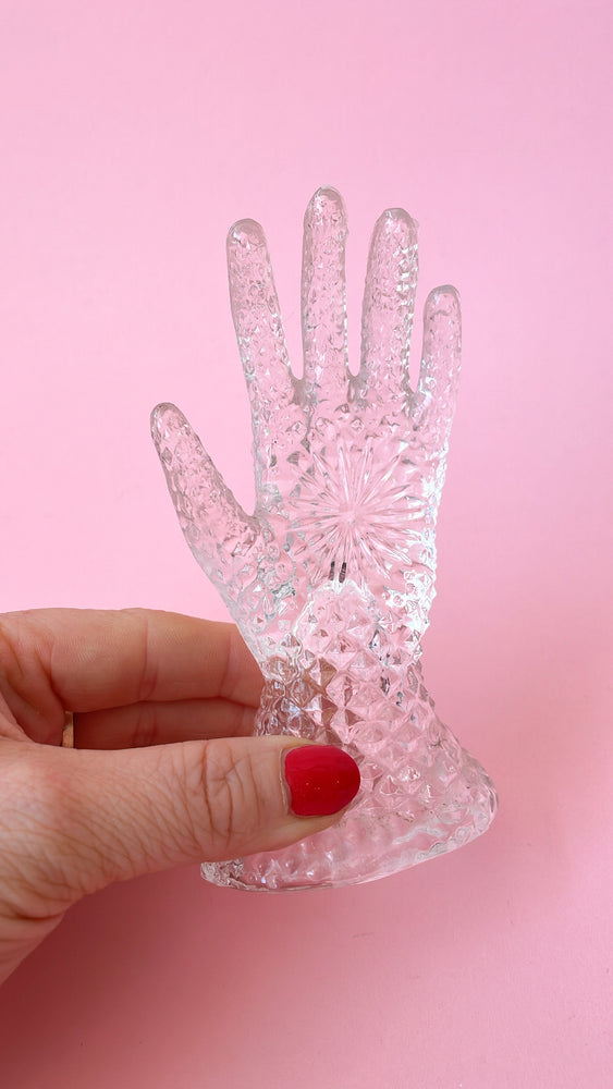 Vintage Crystal Hand