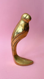 Vintage 70's Dolbi Cashier Brass Parrot