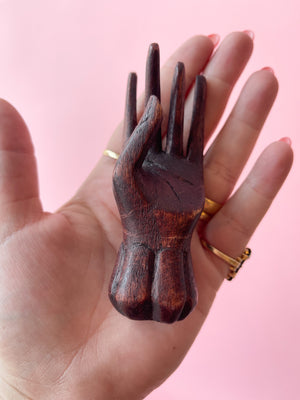 Vintage Wooden Hand