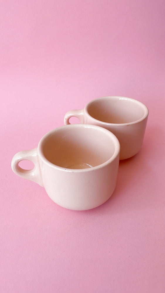 Vintage Grindley Peach Petal Mugs