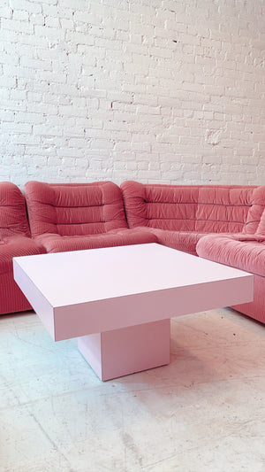 Vintage 1970’s Pink Modular Sectional